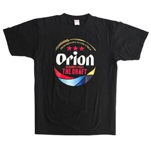Orion Beer Okinawa Craft The Draft Graphic T-Shirt Black XL Japanese